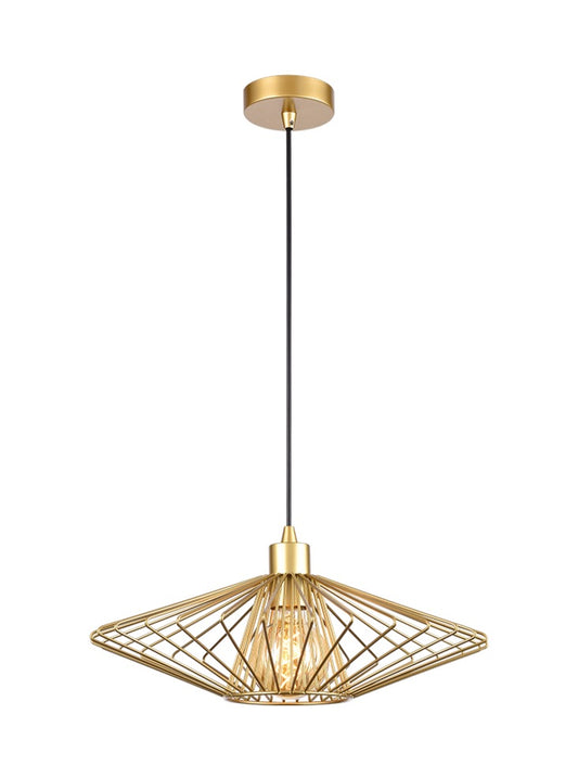 Thatch Pendant Gold Small