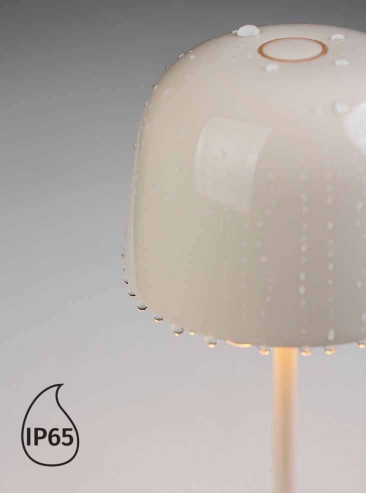 Trailblazer Portable Cream Ceramic Table Lamp