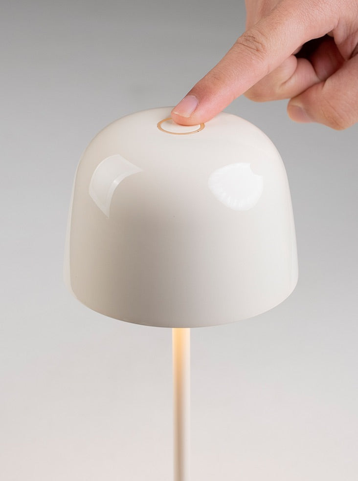Trailblazer Portable Cream Ceramic Table Lamp