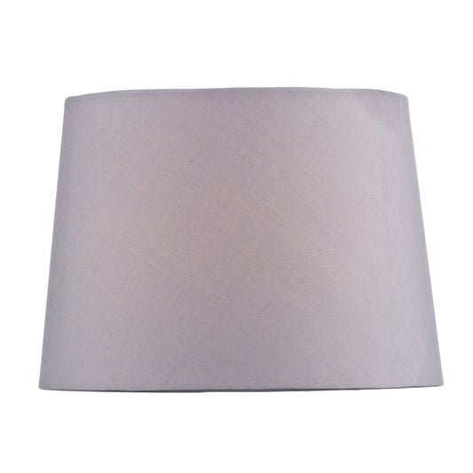 Wickford Grey Cotton Tapered Drum Shade 26cm