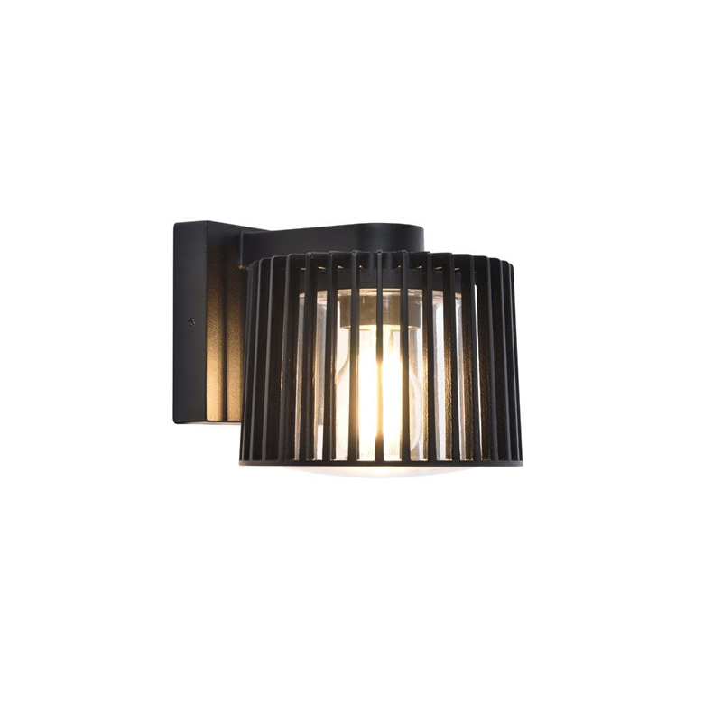 Black Aluminium Outdoor Wall Lamp