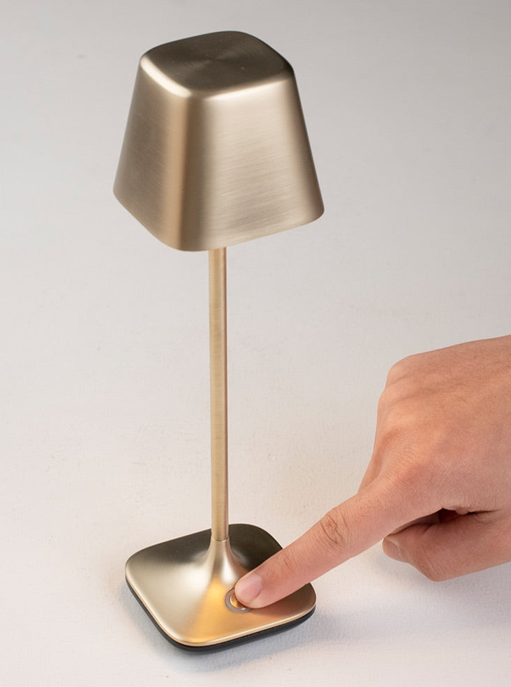 Wanderer Portable Table Lamp in Brushed Brass