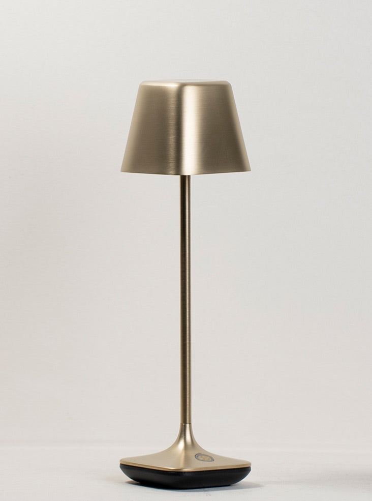 Wanderer Portable Table Lamp in Brushed Brass