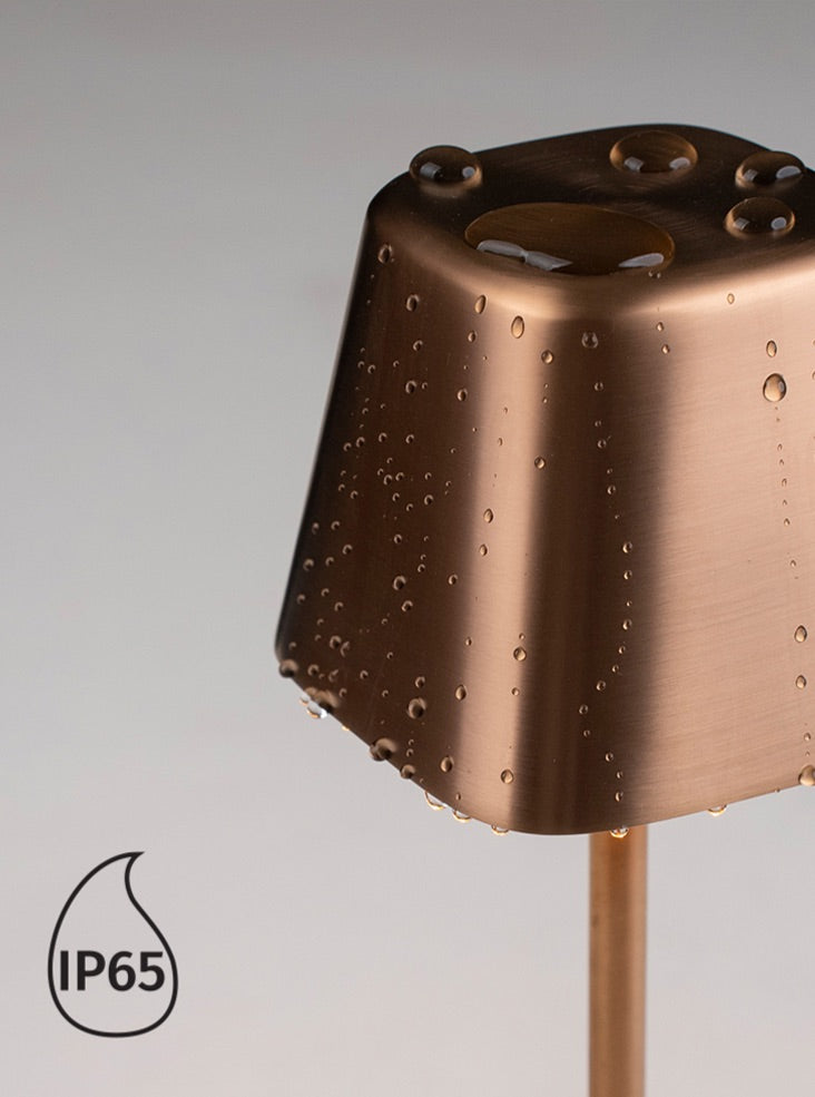 Wanderer Portable Table Lamp in Brushed Bronze