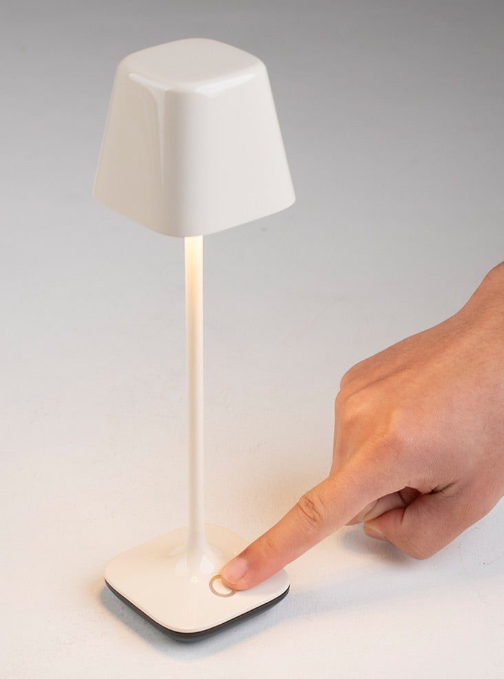 Wanderer Portable Table Lamp in Cream Ceramic