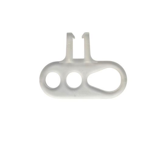 White Clip-In Cord Restraint Cable Grip