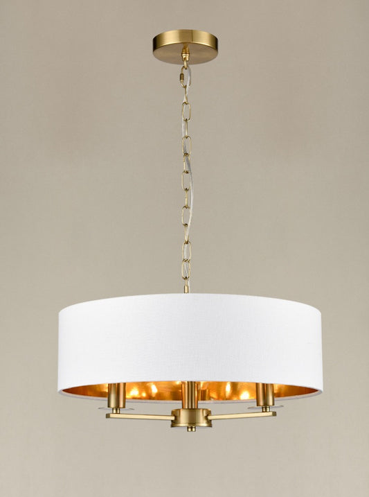 Windsor 3lt Pendant aged brass