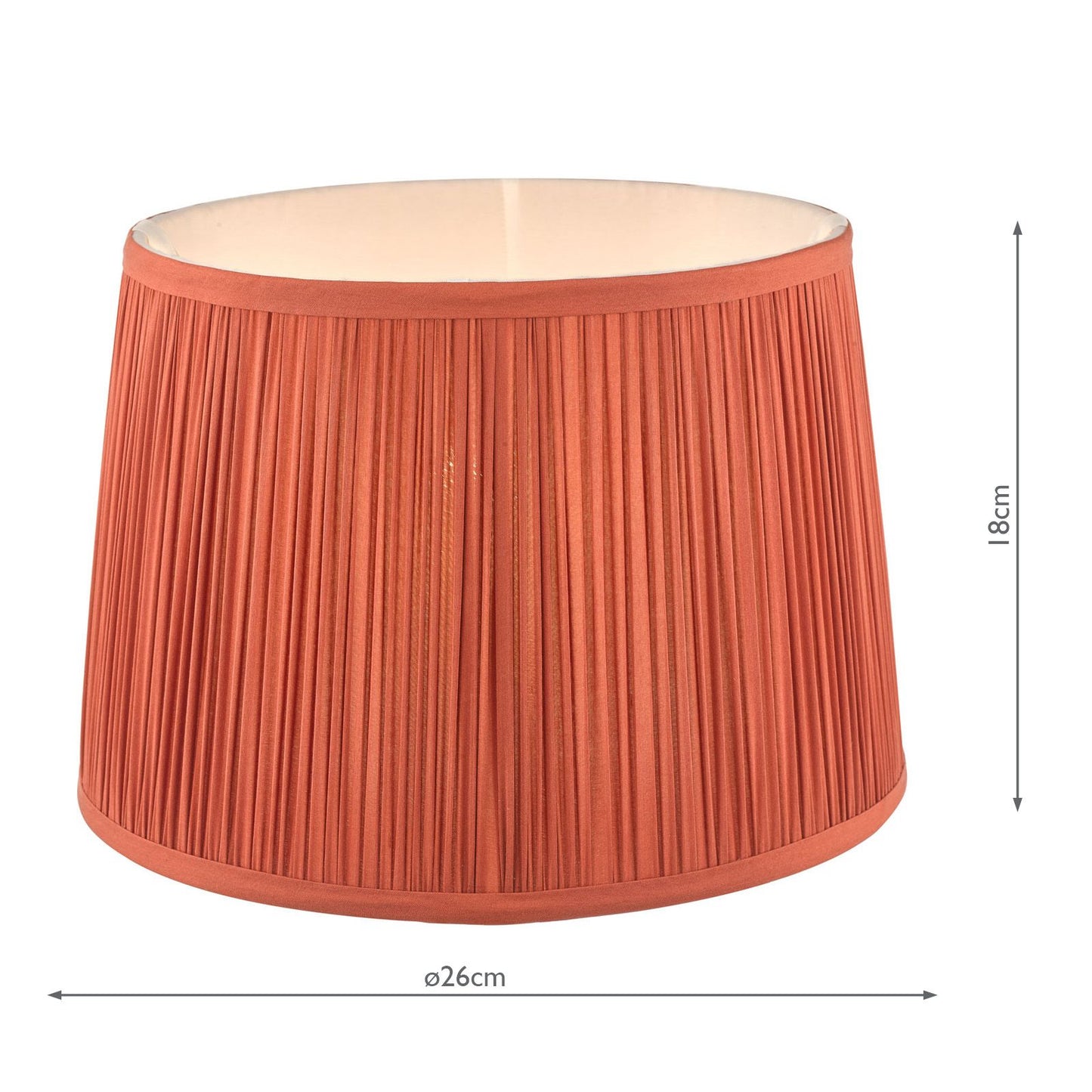 Zeena Pink Fabric Empire Shade 25.5cm