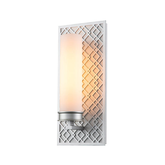 Ziggy 1 Light Wall Light – Lacquered Silver (Stock ETA)