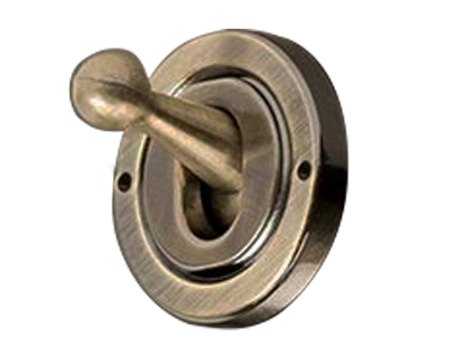 The Charterhouse Collection 4 Gang Switch with 3 Dimmers (3 x 150W LED Dimmer 1 x 20A 2 Way Toggle) Antique Brass