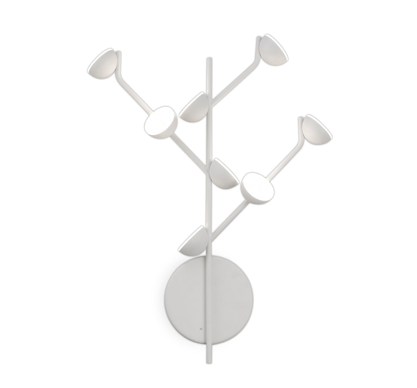 Adn 8 Light Wall Lamp, 24W LED, 3000K, 1600lm, White, 3yrs Warranty by Mantra