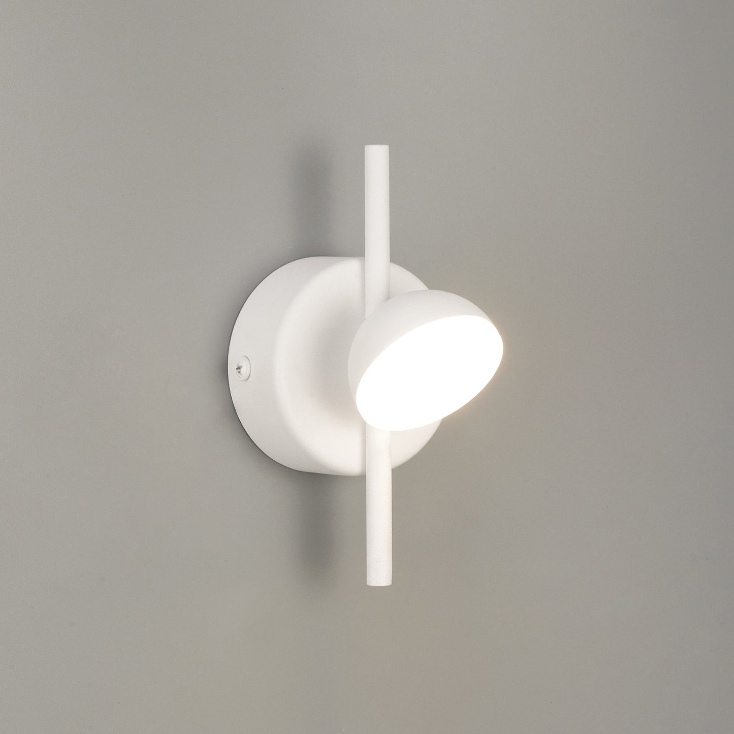 Adn 1 Light Wall Lamp, 3W LED, 3000K, 165lm, White, 3yrs Warranty by Mantra