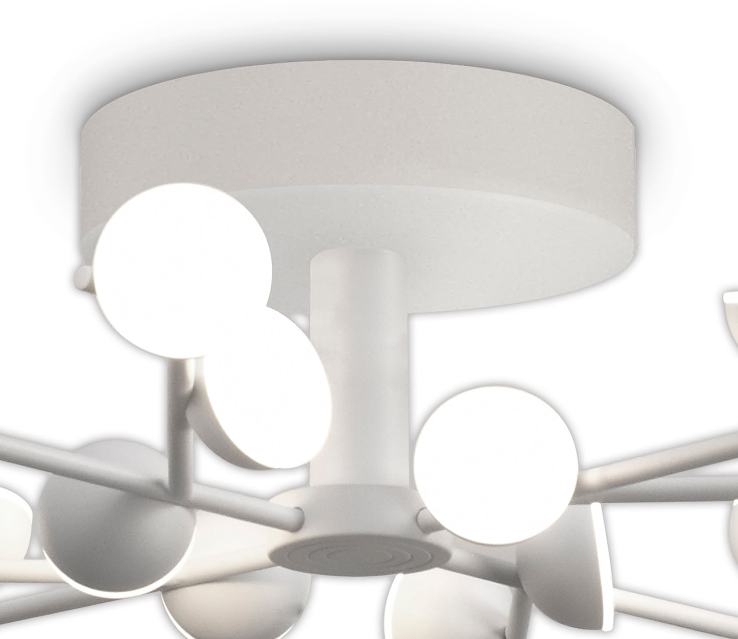 Adn 24 Light Ceiling, Round 65.8cm, 72W LED, 3000K, 4600lm, White, 3yrs Warranty by Mantra