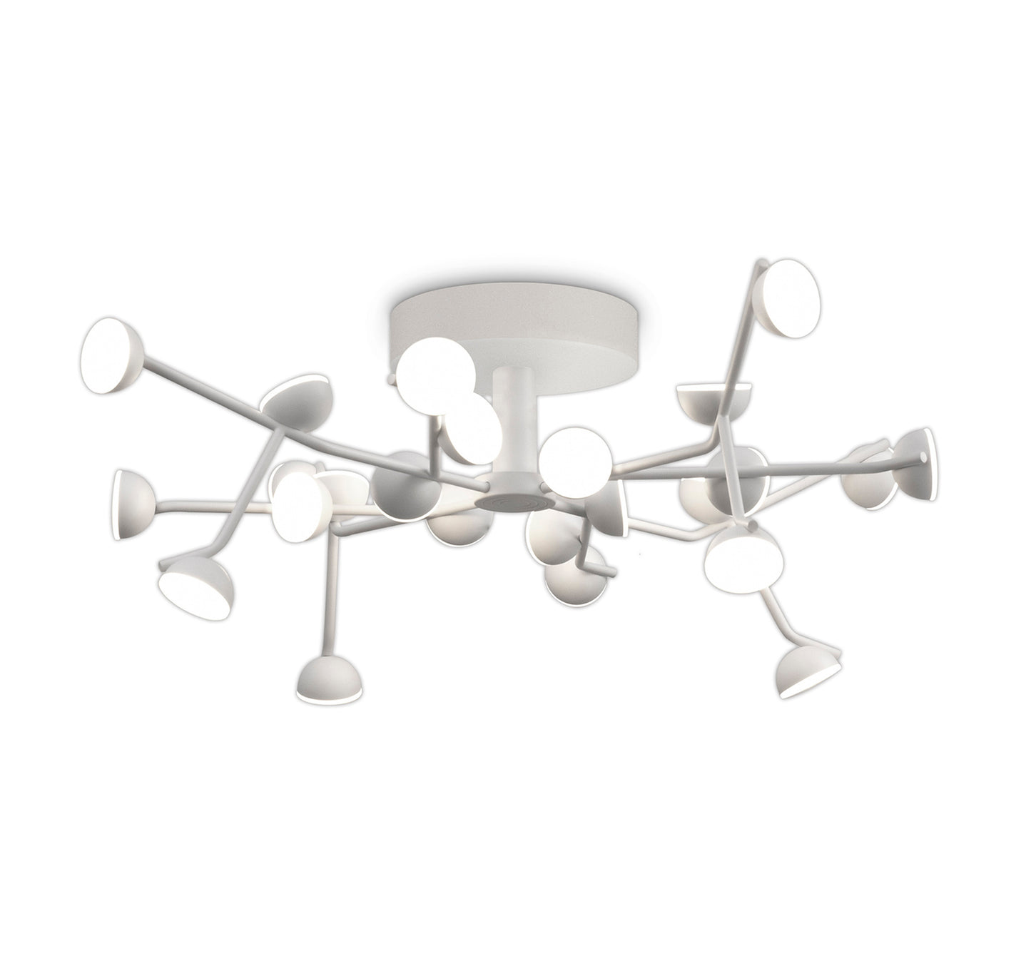 Adn 24 Light Ceiling, Round 65.8cm, 72W LED, 3000K, 4600lm, White, 3yrs Warranty by Mantra