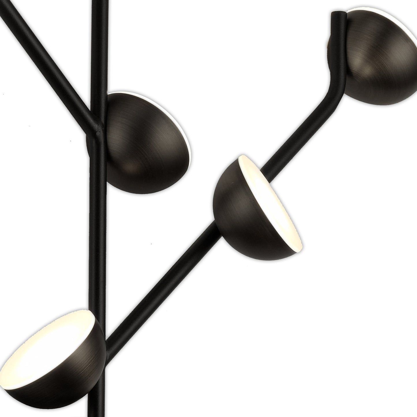 Adn 8 Light Wall Lamp, 24W LED, 3000K, 1600lm, Black, 3yrs Warranty by Mantra