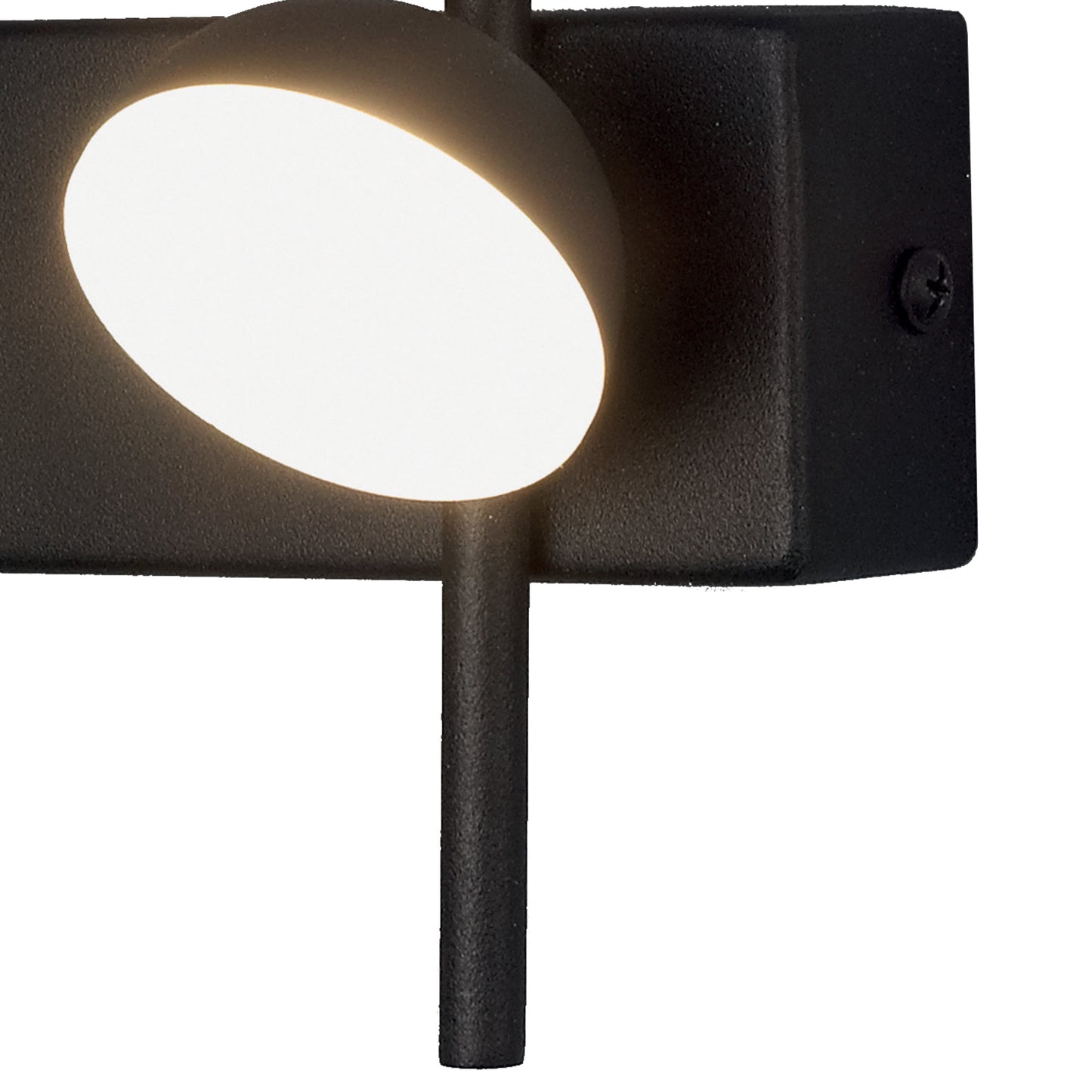 Adn 2 Light Wall Lamp, 6W LED, 3000K, 500lm, Black, 3yrs Warranty by Mantra