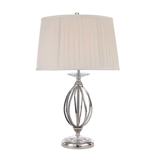 Aegean 1 Light Table Lamp – Polished Nickel