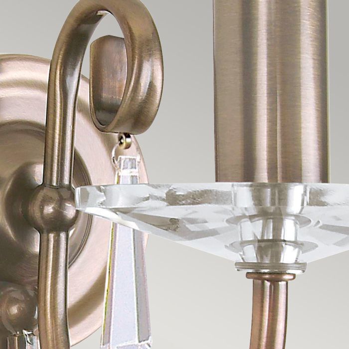 Aegean 1 Light Wall Light - Aged Brass