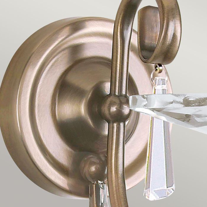 Aegean 1 Light Wall Light - Aged Brass