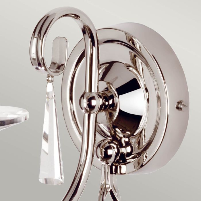 Aegean 1 Light Wall Light - Polished Nickel