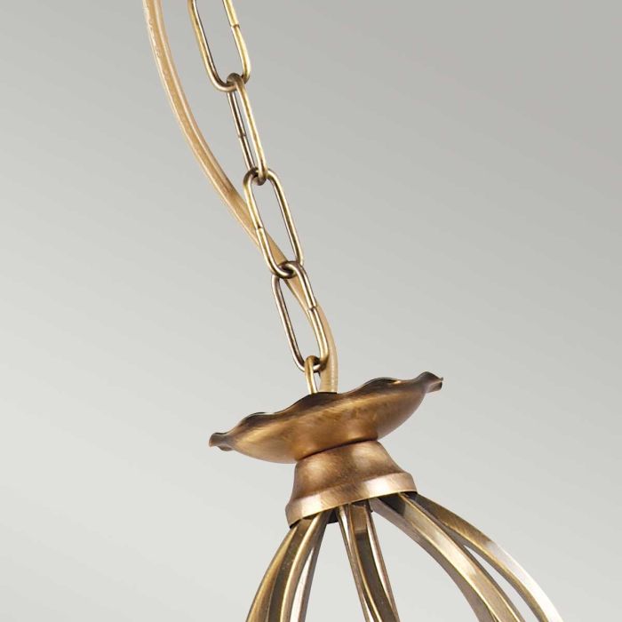 Aegean 3 Light Chandelier - Aged Brass