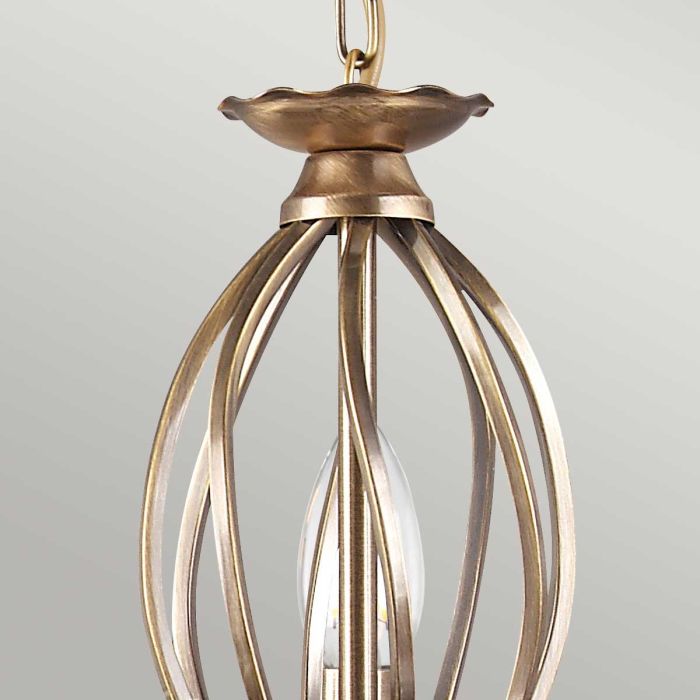 Aegean 5 Light Chandelier - Aged Brass