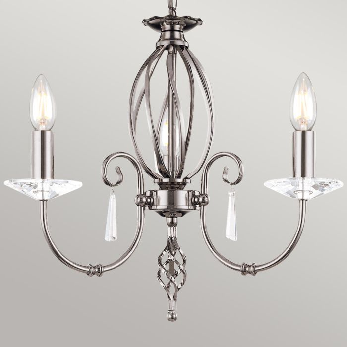 Aegean 5 Light Chandelier - Polished Nickel
