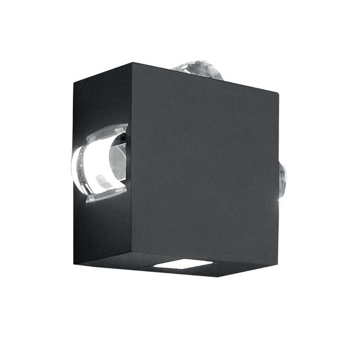 Agner 4 Light Wall Light - Graphite