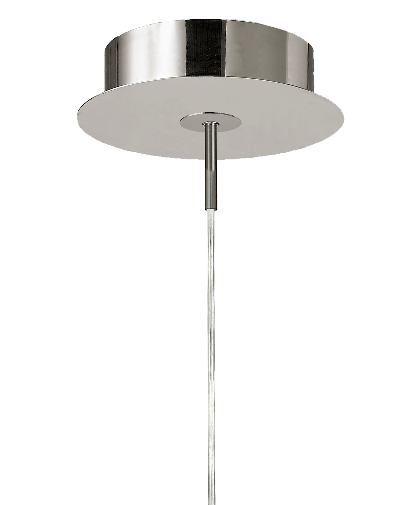 Aire LED Pendant 71cm Round 42W 3000K, 3700lm, Silver/Frosted Acrylic/Polished Chrome, 3yrs Warranty by Mantra