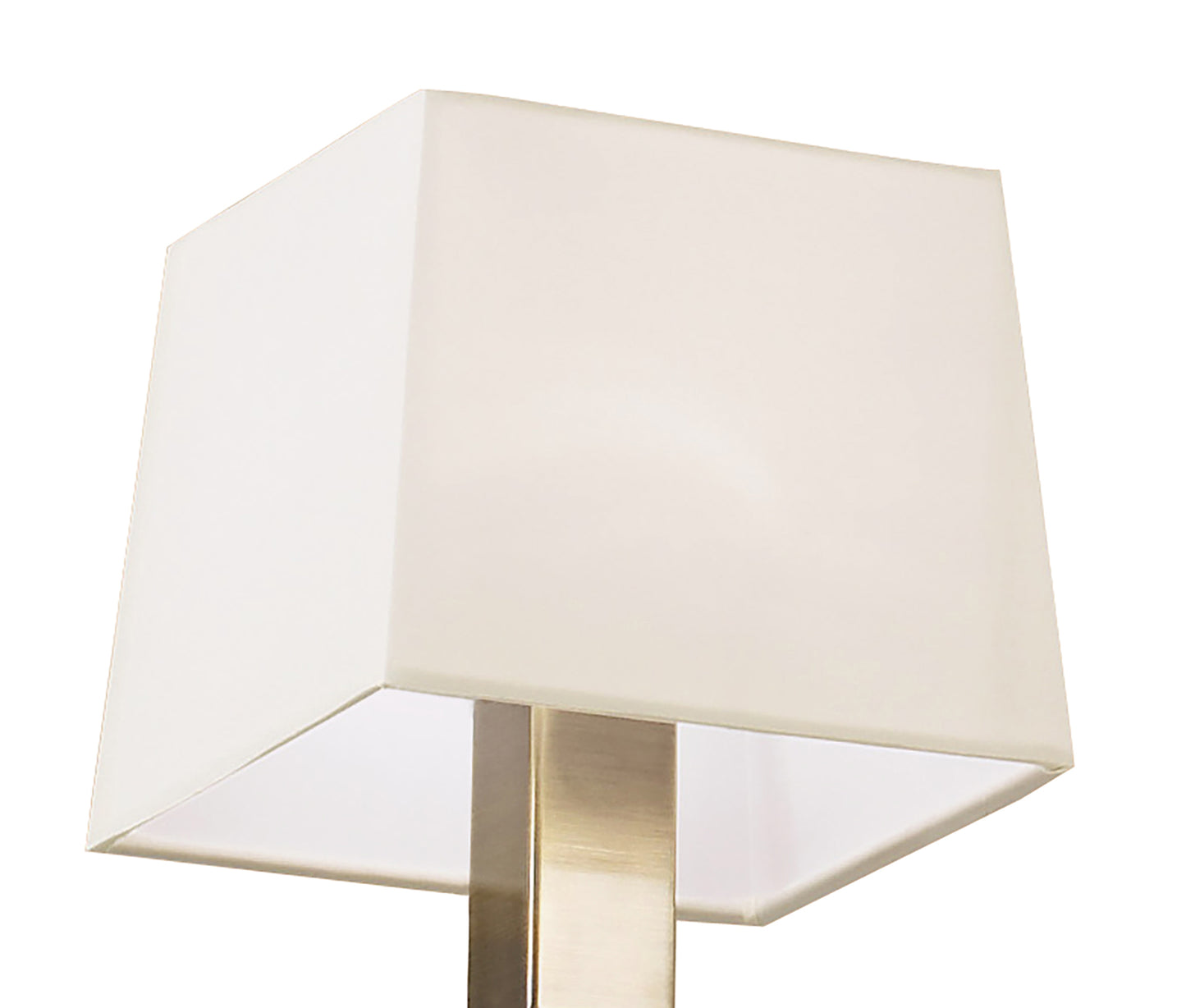 Akira Pendant 3 Light E14, Antique Brass With Cream Shades by Mantra