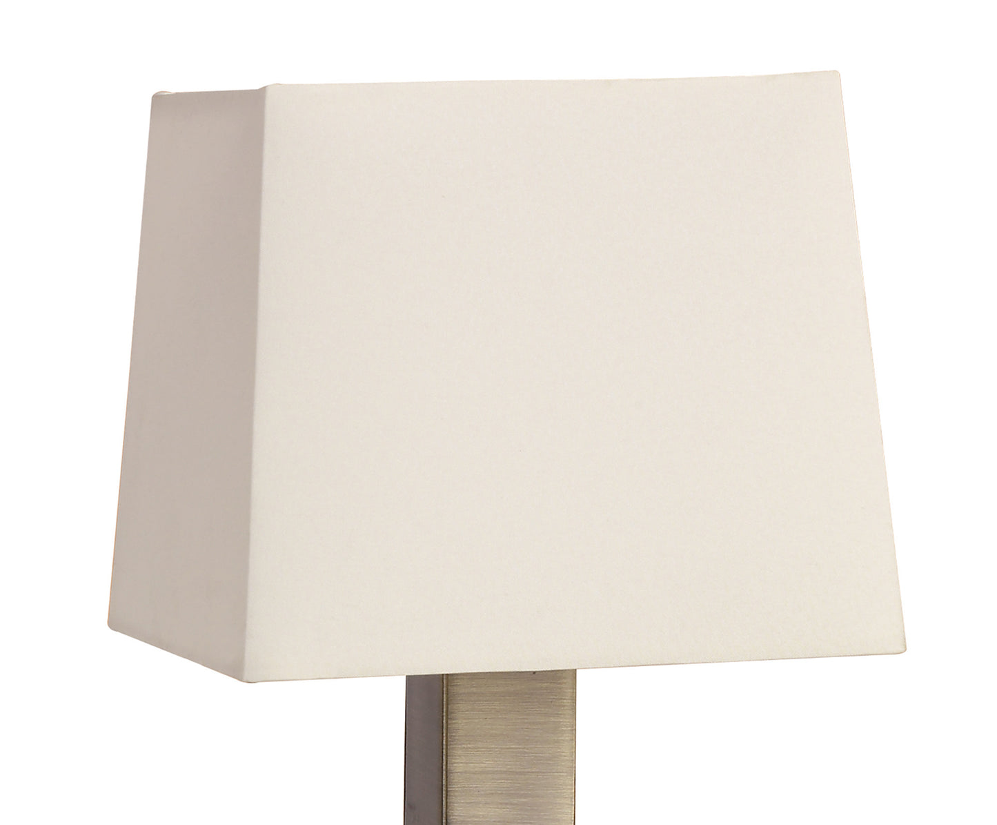 Akira Table Lamp 1 Light E14, Antique Brass With Cream Shade by Mantra