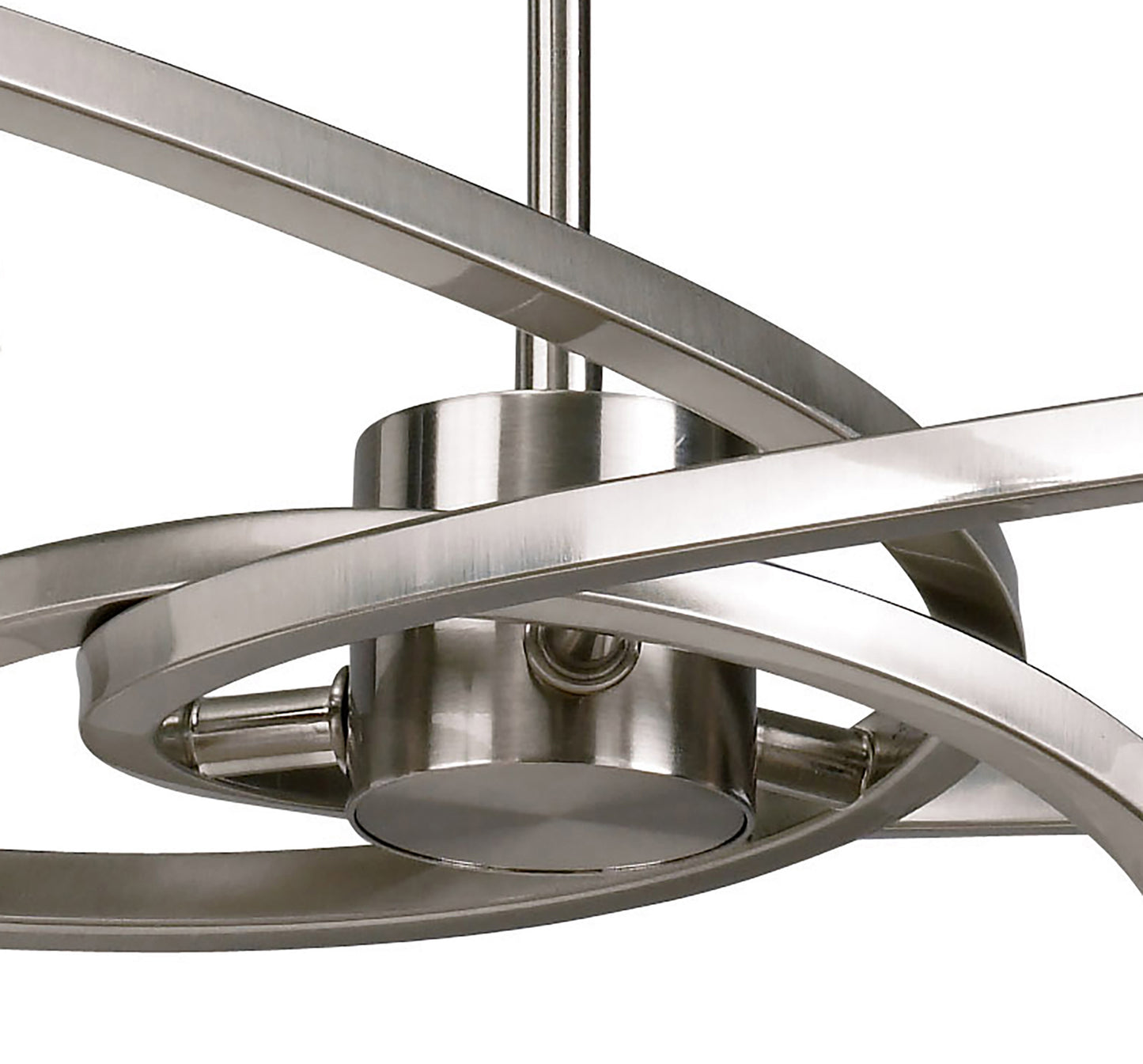 Alaska GU10 Pendant Convertible To Semi Flush 6 Light L1/SGU10, Satin Nickel, CFL Lamps INCLUDED by Mantra