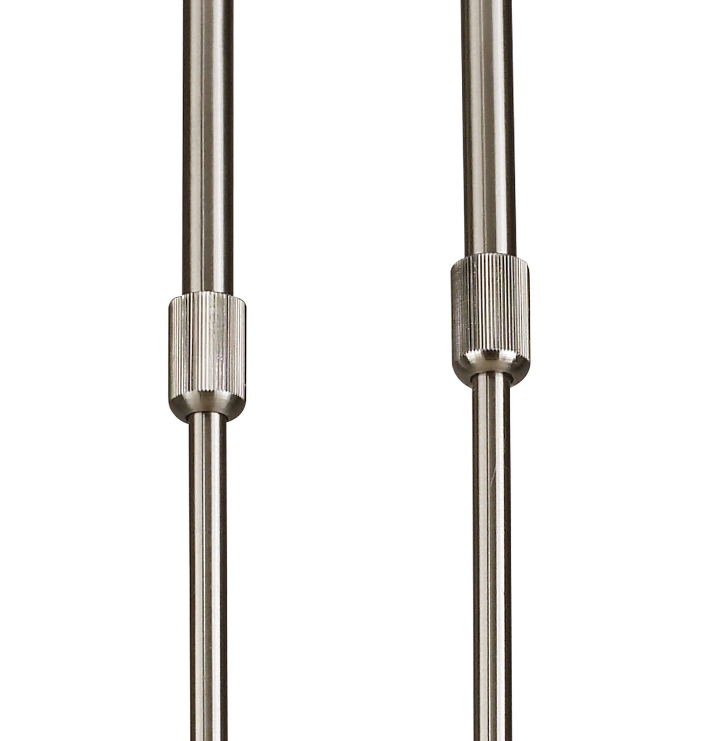 Alaska GU10 Telescopic 4 Light L1, SGU10 Bar, Satin Nickel, CFL Lamps INCLUDED by Mantra