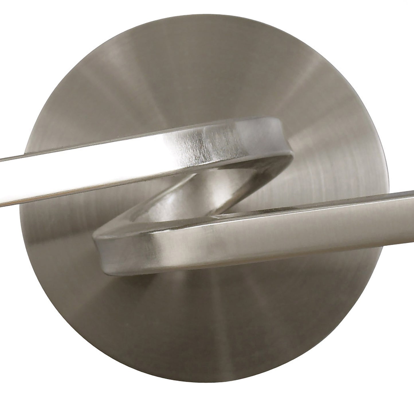 Alaska GU10 Wall Lamp Switched 2 Light L1/SGU10, Satin Nickel, CFL Lamps INCLUDED by Mantra