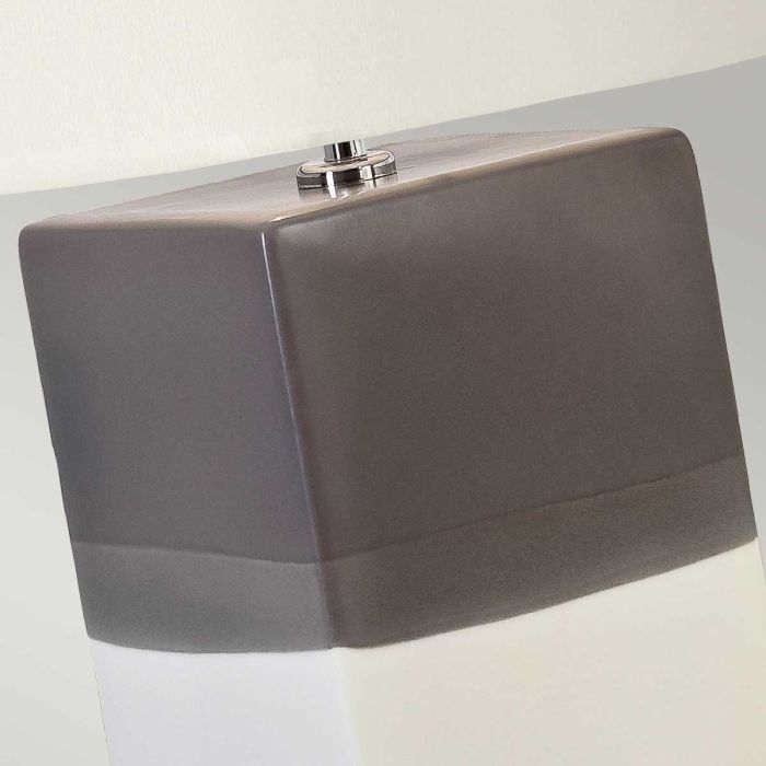 Alba 1 Light Table Lamp - Cream with Light Grey Shade