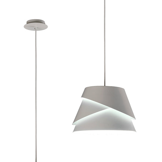 Alboran Pendant Small 1x40W (No Inc), Alumimium/ Iron by Mantra