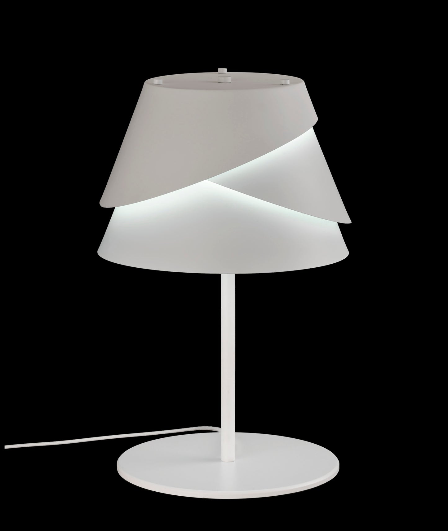 Alboran Table Lamp 1x40W (No Inc), Alumimium/Iron by Mantra