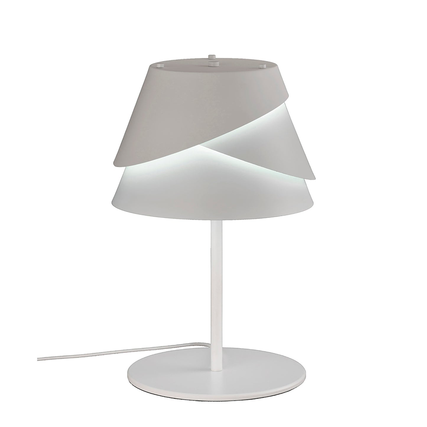 Alboran Table Lamp 1x40W (No Inc), Alumimium/Iron by Mantra