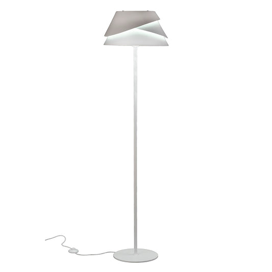 Alboran Floor Lamp 1x40W (No Inc), Alumimium/Iron by Mantra