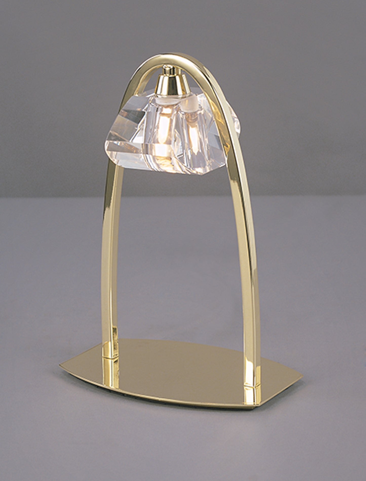 Alfa Large Table Lamp 1 Light G9, Polished Brass by Mantra