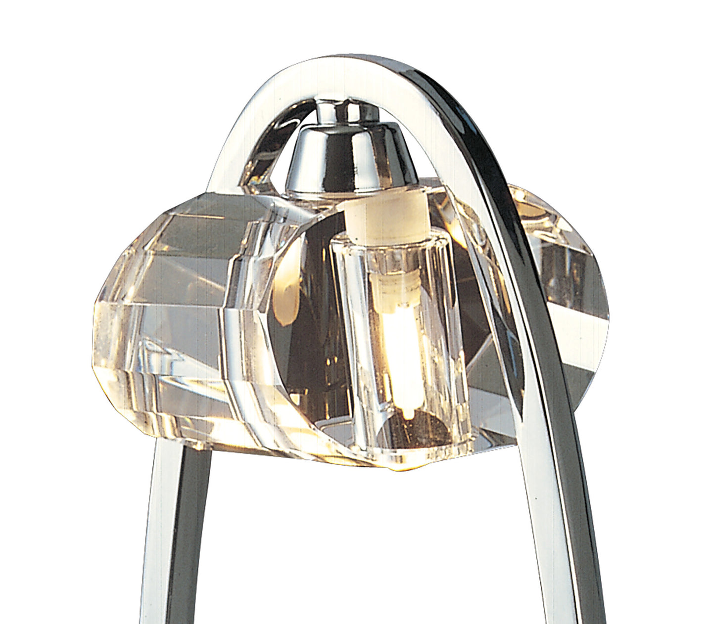 Alfa Large Table Lamp 1 Light G9, Polished Chrome by Mantra