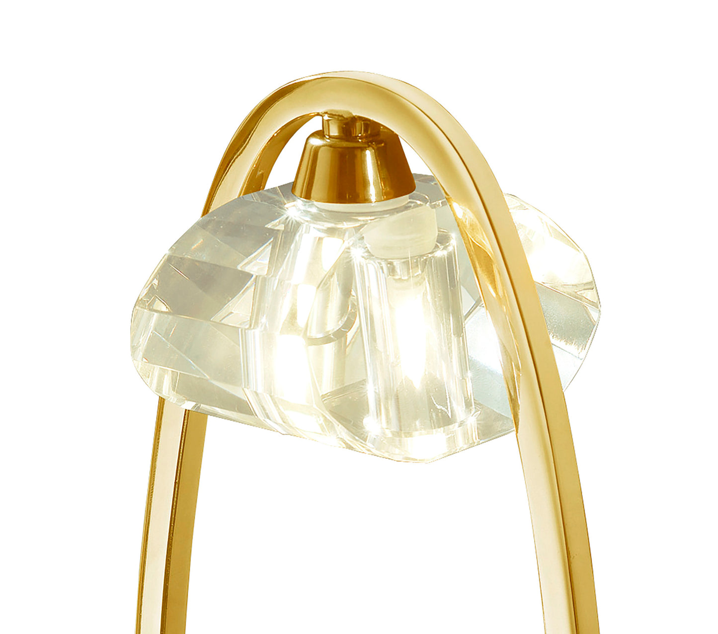 Alfa Table Lamp 1 Light G9, French Gold by Mantra