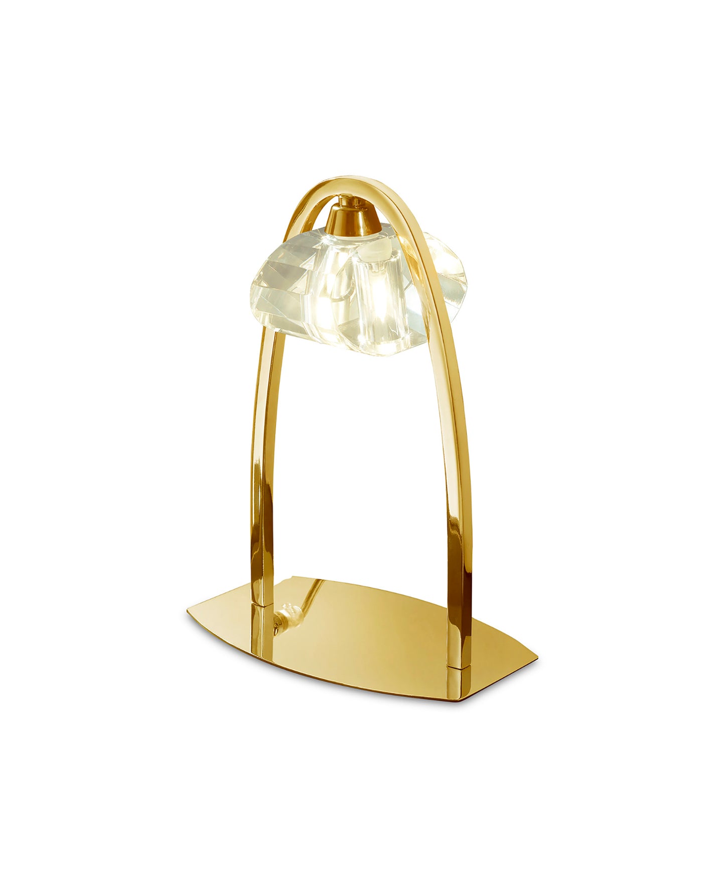 Alfa Table Lamp 1 Light G9, French Gold by Mantra