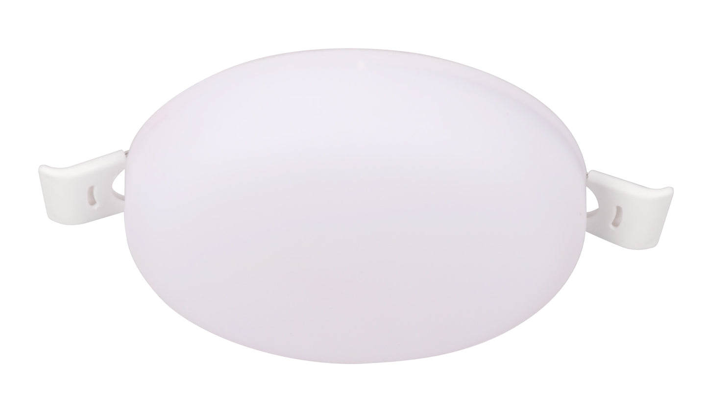 Algarve 85mm Round Downlight, 8W LED, 3000K, 700lm, White, Cut Out 55-60mm, Driver Included, 3yrs Warranty by Mantra