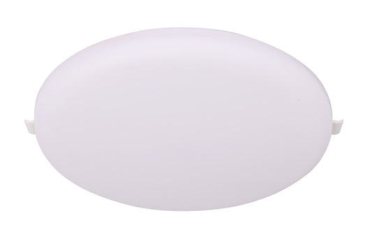 Algarve 220mm Round Downlight, 32W LED, 3000K, 2800lm, White, Cut Out 55-190mm, Driver Included, 3yrs Warranty by Mantra