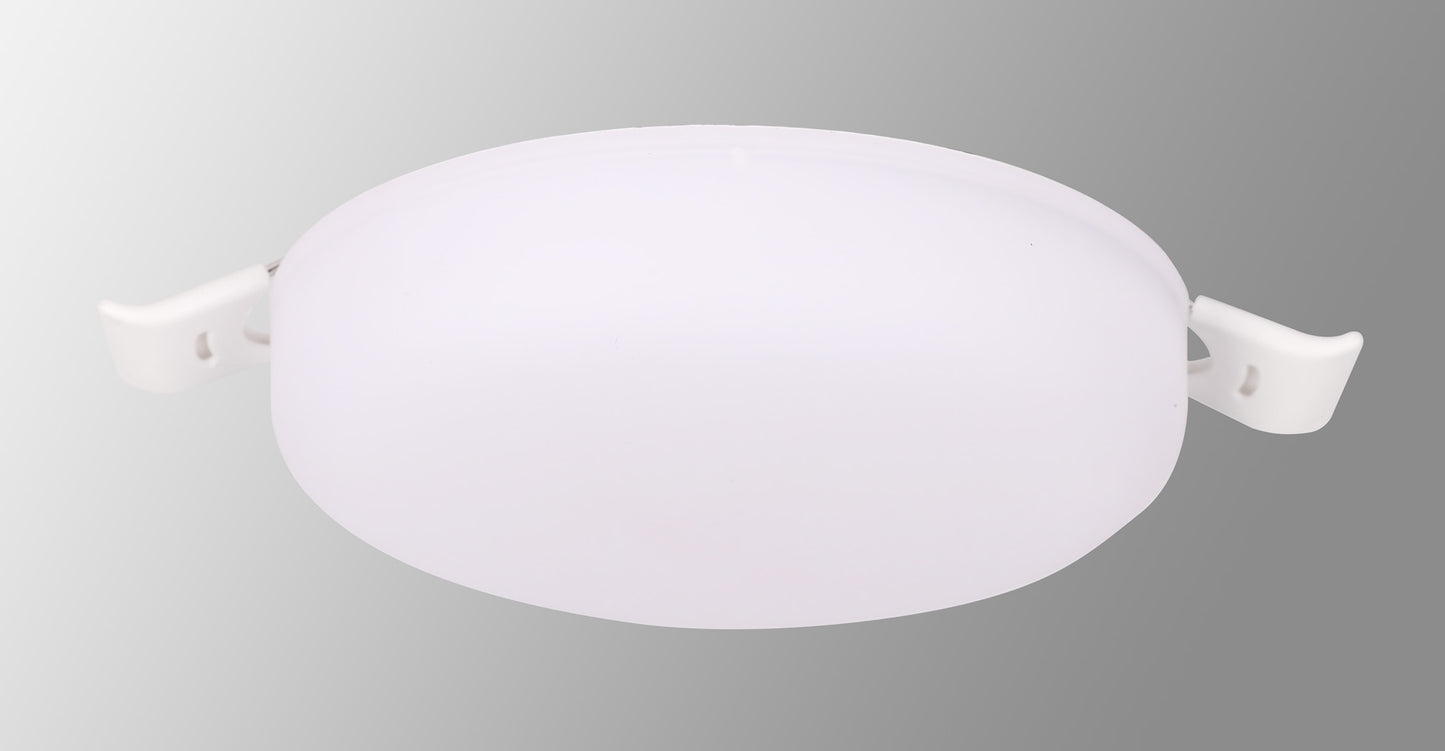 Algarve 85mm Round Downlight, 8W LED, 4000K, 735lm, White, Cut Out 55-60mm, Driver Included, 3yrs Warranty by Mantra