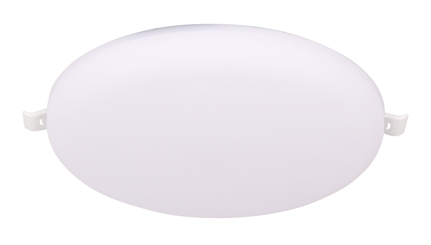 Algarve 170mm Round Downlight, 22W LED, 4000K, 2040lm, White, Cut Out 55-140mm, Driver Included, 3yrs Warranty by Mantra