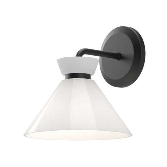 Halston 1 lt Wall Light - Matte Black