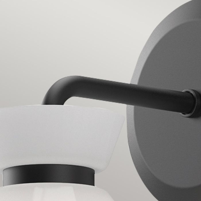 Halston 1 lt Wall Light - Matte Black