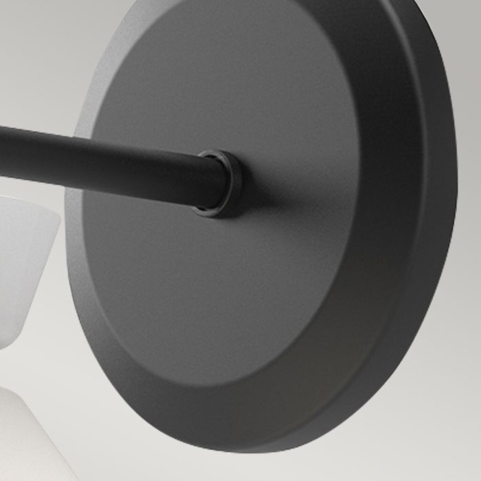 Halston 1 lt Wall Light - Matte Black